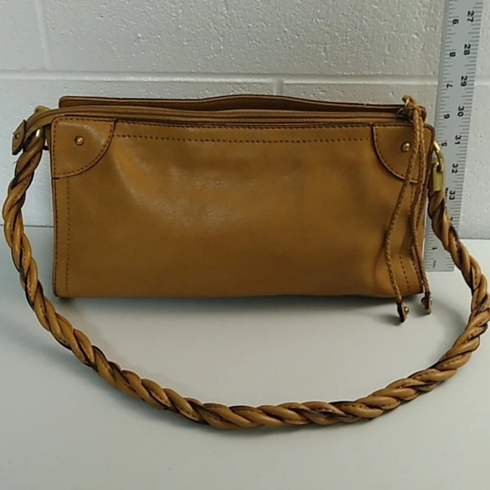 Relic Shoulder Bag Purse Carmel Brown 12" L X 4.5" W X 6" H - Picture 14 of 16